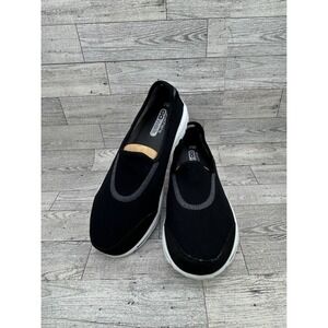 Skechers GOwalk Black Slip On Shoes Women 8.5 Wide‎ Resalyte Lightweight Comfort